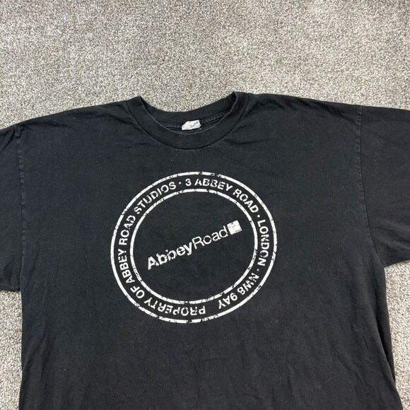 Vintage Y2K Abbey‎ Road Studios Shirt Mens L The Beatles Band Music Album Promo - Picture 2 of 6